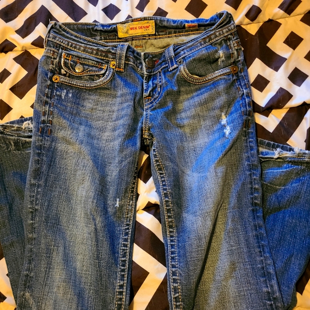 The Buckle Mek Denim USA Woman's Jeans 28/32, Mid Rise